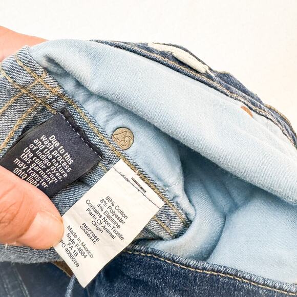 Madewell 10" High Riser Skinny Skinny Dark Wash Denim Jeans SZ28 - Picture 5 of 7